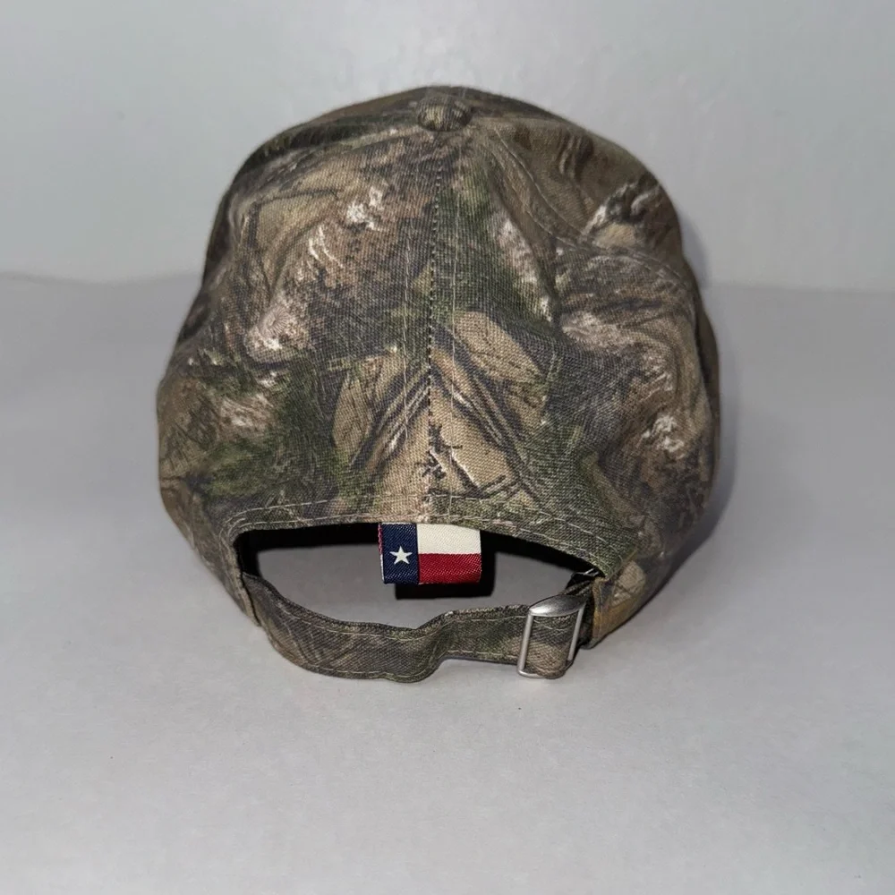 Real Tree Texas Flag Camouflage Tecta America Hat Adjustable Hunting Outdoors OS